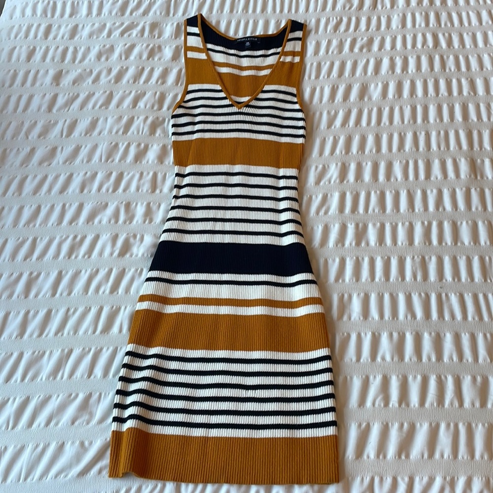 Kendall & Kyle Striped Midi Dress